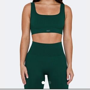 NWOT SET ACTIVE SCULPTFLEX MOJITO LEGGINGS AND BOX CUT BRA